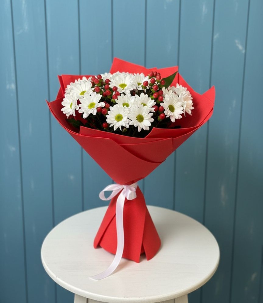 Букет цветов из: Хризантемы в Усть-Куломе