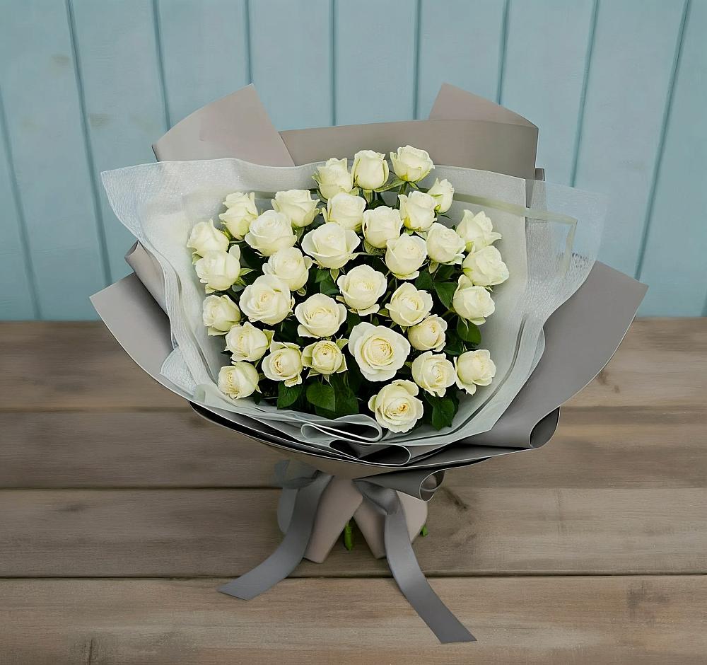 Букет Белоснежная нежность в Усть-Куломе