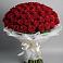 Букет 101 Красная роза Блэк Мэджик в Усть-Куломе