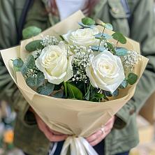 Букет Нежные грёзы в Усть-Куломе Букет цветов из: Розы в Усть-Куломе