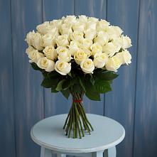 Букет 51 Белая роза Эдлесс Лав #REPLACE_PRED# Усть-Куломе